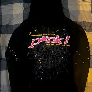 Medium spyder hoodie (never worn) price is negotiable willing to to take offers